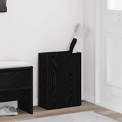 vidaXL Stojalo za dežnik Črna Orehovina 40 x 20 x 55,5 cm