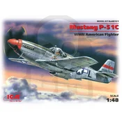 ICM ICM48121 Mustang P-51C, ameriški lovec druge svetovne vojne, model 1:48