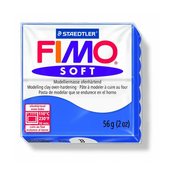 FIMO polimerna glina meka, briljantno plava