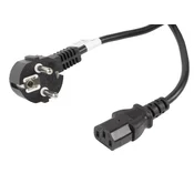 Lanberg CEE 7/7 -> IEC 320 C13 10 m VDE napajalni kabel črne barve