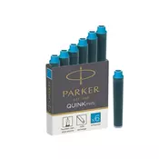 PARKER patrone mini QUINK turqiz 1/6