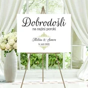 Tabla dobrodošlice TABPOR 108