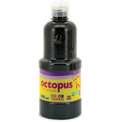 Tempera 500ml crna octopus unl-1125