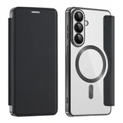 GS Ovitek za Samsung Galaxy S26 z RFID denarnico MagSafe z zaščito kamere, črn