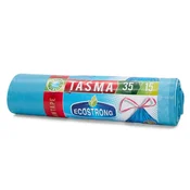 shumee Vreče za odpadke 35l modre LDPE, 15 kosov s trakom