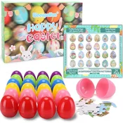 Weeupolfun komplet 24 velikonočnih jajc s sestavljankami
