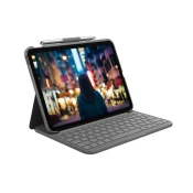 Logitech Slim Folio za iPad (10. Gen) poklopac s tipkovnicom, HRV gravura, siva (TABLOR080)
