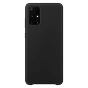 HURTEL Silikonska torbica, fleksibilna silikonska torbica za Samsung Galaxy A72 4G, črna