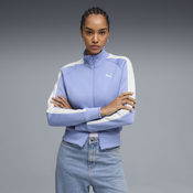 Puma T7 ALWAYS ON SHORT TRACK JACKET, ženski duks bez kapuljace, plava 629796