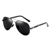 Mumujian Unisex naocare za sunce, Crno-zlatne