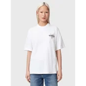 AllSaints oversize kratka ženska majica bombažna PENTACLE