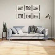 Tepih HUARTE kratkih vlakana mekani i perivi bež 100 x 200 cm