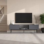 Hanah Home TV Komoda Paul, 180x50x29,6 cm, Antracit