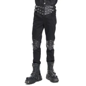 Moške hlače DEVIL FASHION - Black Gothic Punk - PT260