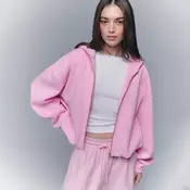 Dukserica na otkopcavanje sa kapuljacom