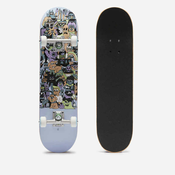 Daska za skateboard CP100 Mini Skatopia 7,25 za djecu 3-7 godina siva