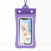 Maska za telefon, Vodootporna, 7 in, Lavanda