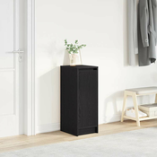 Ormaric za cipele crni hrast 29,5x34x76 cm konstruiranog drva