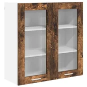 Vidaxl Viseča omarica Dimljeni oreh 80 x 31 x 80 cm Konstruiran les
