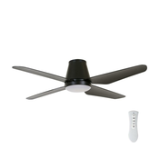 Lucci Air 213002 - LED plafonski ventilator AIRFUSION ARIA LED/18W/230V crna + daljinski upravljač