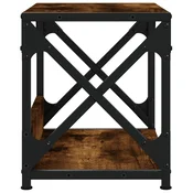 Stalak za pisac 2 razine boja hrasta 44 x 26 x 31,5 cm drveni