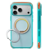 Premium maskica Torras O3 Air Core za iPhone 17 Pro / 18 Pro - prism turquoise