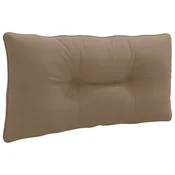 vidaXL Hrbtna blazina PUTTEN 100% poliester Taupe 70 x 40 x 10 cm