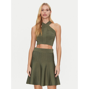 GUESS Top z naramnicami MIRAGE zelena