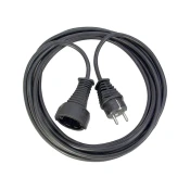 Brennenstuhl Quality extension cable of plastic 25m black 1165480