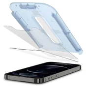 Spigen Kaljeno steklo Spigen Glas.tR EZ Fit za iPhone 12/iPhone 12 Pro - 2 kosa.