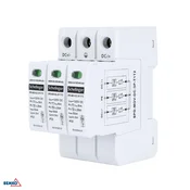 Prenapetostna zaščita za fotovoltaiko 3P DC 1200 V T1+T2 za DIN letev Schelinger BM-A53-SPD-MOV-DC-3P-T1T2