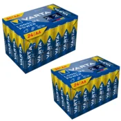 shumee VARTA LL POWER AA baterije alkalne palčke LR06 blazinice LED svetilka 24 kosov x 2
