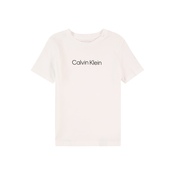 Otroška bombažna kratka majica Calvin Klein Jeans bela barva, IU0IU00682