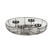 Eglo 422387 - Svečnik HAGONY pr. 45 cm krom