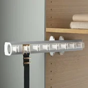 Izvlečno držalo za pas model M, 505 x 82 x 85 mm, aluminij/um. masa, bela