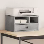 Vidaxl vidaXL Stojalo za tiskalnik betonsko sivo 40x32x22,5 cm