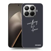 Silikonski črni ovitek za Xiaomi 15T Pro - Everything is a choice