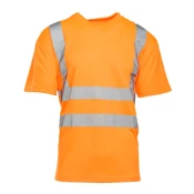 Odsevna delovna majica Brixton Flash oranžna - XXL