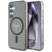 1 to 3 Guess Ovitek Glitter Circle Classic Logo Za Magsafe Za Samsung Galaxy S25