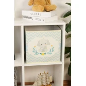 Aberto Design Korpa za odlaganje stvari YLC-K025, 30x30x30cm, Belo-plava