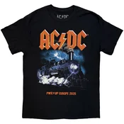 AC/DC Train EU Tour 25 (Back Print & Ex-Tour) Black L Majica