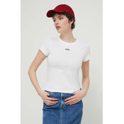 Pamucna majica Vans za žene, boja: bijela