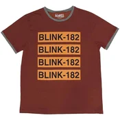 Blink-182 Logo Repeat Red M Majica