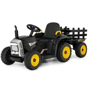 COSTWAY Baterijski traktor s prikolico Baterijski avtomobil, (5000163255)