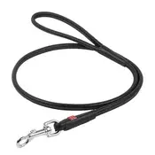 Waudog Povodec Glamour - ČRN 4 mm x 122 cm