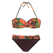 VIVANCE Bikini  čokolada / rumena / zelena / oranžna