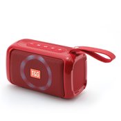 Bluetooth zvucnik SoundBox - prijenosni zvucnik s funkcijama reproduciranja glazbe BT, USB, FM, TF in AUX - crveni