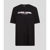 Karl Lagerfeld Ženska majica kratkih rukava 226W1760-999, Crna