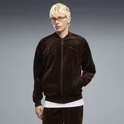 PUMA Essentials Elevated Relaxed Velour Track Jacket Men, Clothing, Chocolate Fondue, M