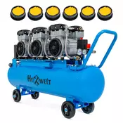THUNDER Brezoljni kompresor HEXWELT HW-KBO-6T-100L – 3300 W, 100 L, 8 bar, 576 l/min, (5000222721)